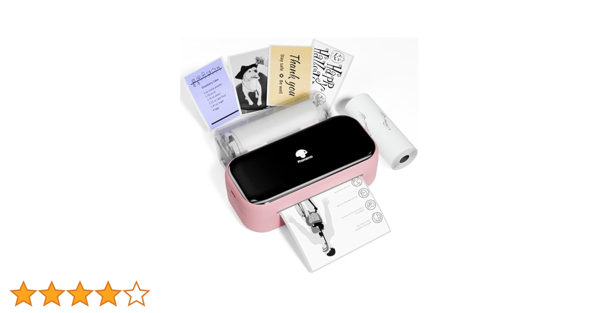 Pmo ポータブルサーマルプリンター M382 Amazon.co.jp: Phomemo M03 スマホ対応 サーマルプリンター 53mm